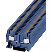 Phoenix Contact Push-In prevodna sponka PT PT 4 BU Phoenix Contact modre barve, vsebina: 1 kos