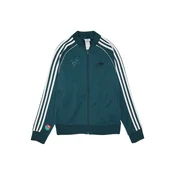 ADIDAS ORIGINALS Prehodna jakna temno zelena/bela