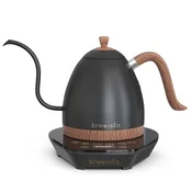 Električni grelnik vode Brewista Artisan 600 ml, črn z lesom, odprta embalaža