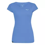 Salewa PUEZ MELANGE DRY W S/S TEE, maja ž.kr poh, modra 26538