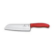 Victorinox - Kuhinjski nož Santoku SWISS CLASSIC 17 cm rdeč