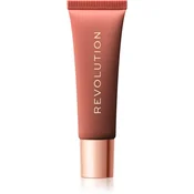 Makeup Revolution Juicy Peptide balzam za ustnice s peptidi odtenek Nude Spice 8 ml