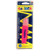 Carioca: Flomaster za označevanje teksta neon pink barve