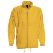 VJETROVKA S KAPULJAČOM ZIP UNISEX B&C SIROCCO ZLATNA ŽUTA 2XL