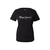 Pepe Jeans Majica črna/srebrna