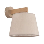 Brilagi - Zidna lampa LATTE SABIA 1xE27/15W/230V borovina/bež