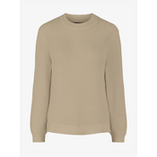 Beige Sweater Pieces Olivia - Women