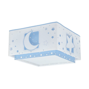 Dalber 63236T - Djecja stropna svjetiljka MOONLIGHT 2xE27/60W/230V plava
