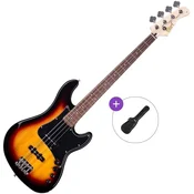 Cort GB34JJ Basic SET 3-Tone Sunburst Električna bas kitara