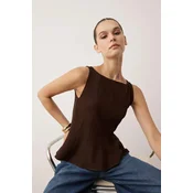 Trendyol Milla Ženska bluza, Braon