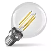 LED žarnica Filament Mini Globe A CLASS/ E14/3,8 W (60 W)/806 lm/Nevtralna bela