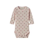 NAME IT Pajac/bodi NBFNoel Nia mauve/rosé