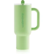Waterdrop Explorer Tumbler lonček iz nerjavečega jekla s slamico Green 1100 ml