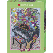 HEYE Puzzle Quilt Art: klavir 1000 kosov