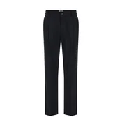 WE Fashion Chino hlače temno modra