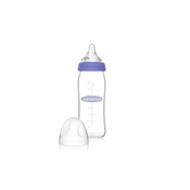 Lansinoh LANSINOH Steklenička z dudo 240ml - vijolična