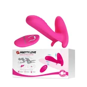 Vibrator za parove Pretty love, 10cm, Roze