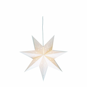 Bijeli svjetlosni ukras s božicnim motivom o 45 cm Saturnus – Markslöjd