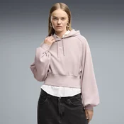 PUMA Essentials Cropped Balloon Sleeve Hoodie Women, Clothing, Misty Pink, S