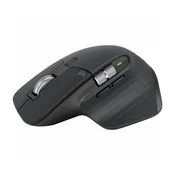 Logitech Bežicni miš MX Master 3S, Laserski senzor, 7 tastera, Crni