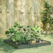 Vidaxl Visoka greda olivno zelena 100x100x18,5 cm jeklo