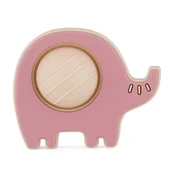 PETITE&MARS Silikonska pop up grizalica za zobe Elephant Edwin 6 m+, Dusty Rose