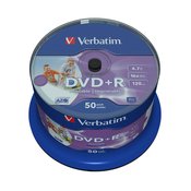DVD-R disk Verbatim 4,7 GB, 16x, natisljiv 50 kosov