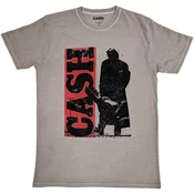 Johnny Cash Majica Bold Silhouette Unisex Natural S