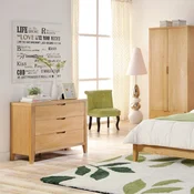 Homestar Omara CHAMBA 90x45x75 cm, hrast