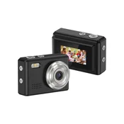 INF Mini digitalna kamera 720P z vrvico, kovinsko verižico, Type-C in OTG Black, (5000298749)