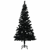 Umjetno božicno drvce sa stalkom crno 120 cm PVC