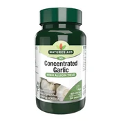 Natures Aid koncentrirani česen, visoka vsebnost alicina (2000 µg), 90 tablet