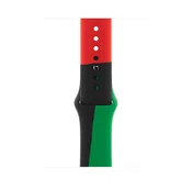 Apple pašček Sport Band S/M v črna Unity barvi za Apple Watch velikosti 44 mm
