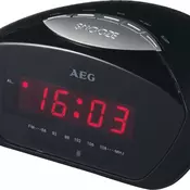 AEG radio budilnik beli MRC 4116
