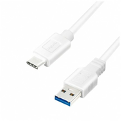 Kabel USB-C => USB A 3.2 Gen1x1 A 0,50m Logilink - bel (CU0173)