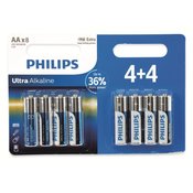 baterija Philips AA 8x - alkalna Power