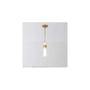 Elstead KRISTY-MP-DG-OPAL - Luster na šipci KRISTY 1xE27/40W/230V precnik 15,2 cm u bakarnoj boji