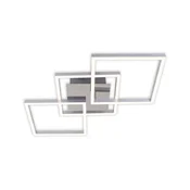 LED prigušiva plafonska svetiljka LED/36W/230V 3000K mat hrom