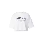 Majice Calvin Klein Jeans Ss Cropped Boxy Heri Tee White M