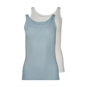Skiny Top slonovina/svetlo modra