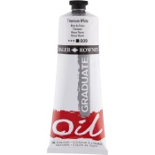 Daler Rowney Graduate Oljna barva Titanium White 200 ml 1 kos