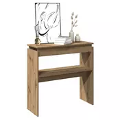 Konzolni stol Artisan hrast 102x30x80 cm izradeno drvo