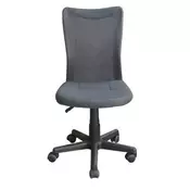 KANCELARIJSKA STOLICA siva drvo, plastika, tekstil