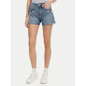 Lee Jeans kratke hlače Rider 112363785 Modra Straight Fit