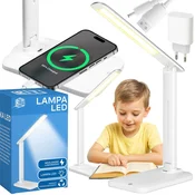 Retoo LED namizna svetilka za šolo z indukcijskim polnilnikom