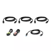 ATEN 2L-7D02UDPX6 KVM kabel Črna 1,8 m