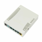 MIKROTIK Usmerjevalnik brezžični Mikrotik WiFi4 802.11n N300 300Mbit/s 5xLAN 1x notranja antena (RB951Ui-2HnD), (20554557)