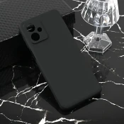 Maska za Motorola Moto G54 mat silikonska Ultra Thin crna
