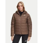 adidas Pohodna jakna Terrex Multi Essentials Climawarm Insulated Hooded Jacket KX4232 Rjava Regular Fit