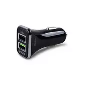 Xwave USB auto punjač za mobilne, tablete, 2xUSB, 5V Crna ( C22-2 )